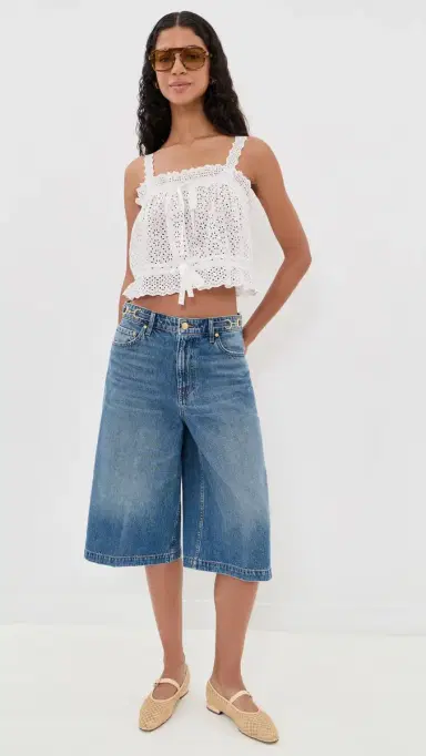 Ulla Johnson Isola Cotton Top Pristine | Thumbnail 5