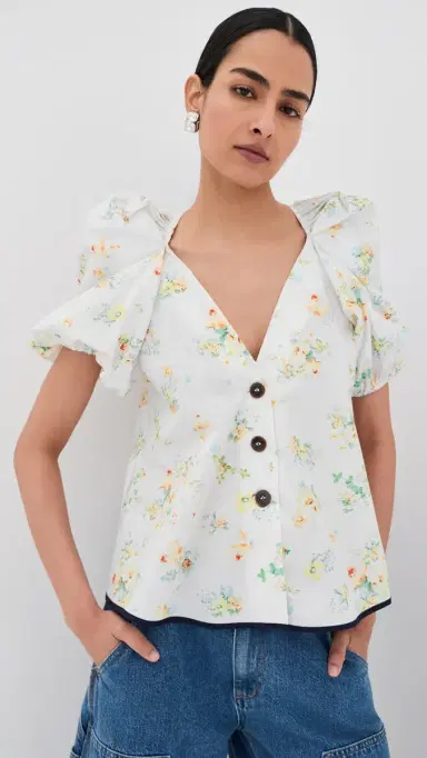 Kika Vargas Harpa Blouse Pastel | Thumbnail 2
