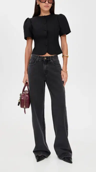 LIONESS Rising Jeans Washed Onyx | Thumbnail 5