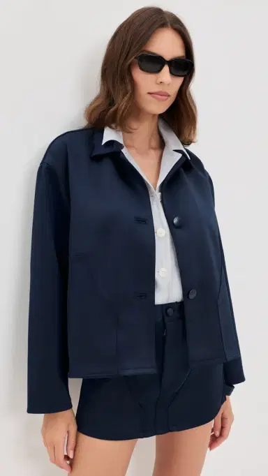RENGGLI Satin Jacket Midnight | Thumbnail 2