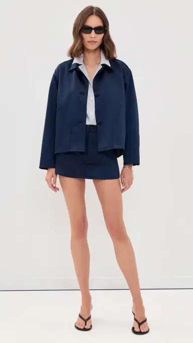 RENGGLI Satin Jacket Midnight | Thumbnail 5
