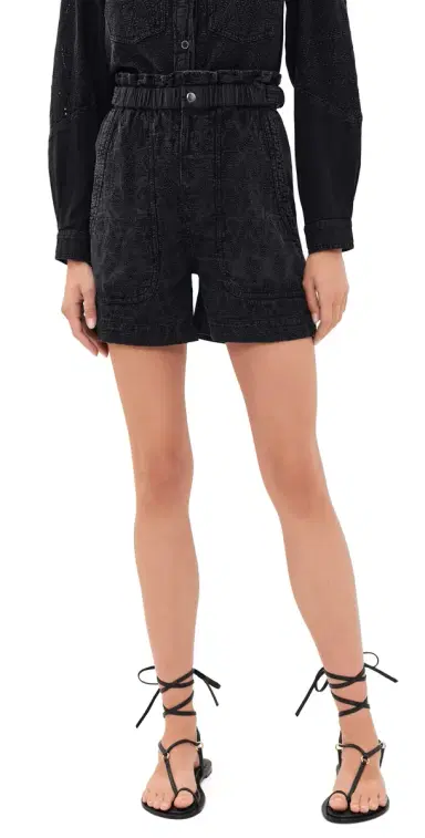 ISABEL MARANT ÉTOILE Kisha Shorts Faded Black 40 | Thumbnail 1 ISABEL MARANT ÉTOILE Kisha Shorts Faded Black 40 | Thumbnail 1