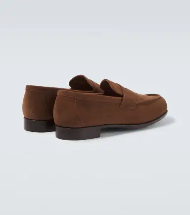 George Cleverley Cannes suede penny loafers | Thumbnail 2