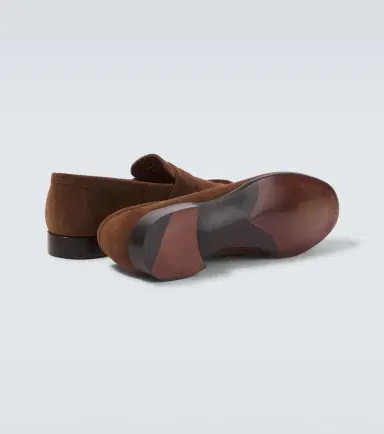 George Cleverley Cannes suede penny loafers | Thumbnail 5