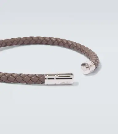 Tom Ford Braided leather bracelet | Thumbnail 2