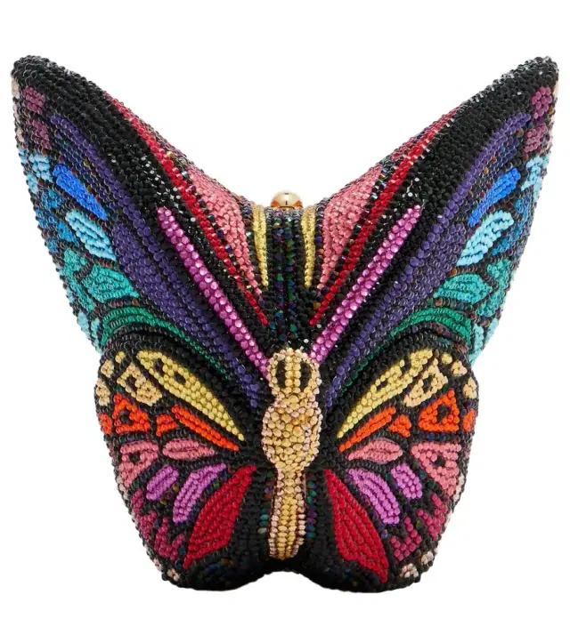 Judith Leiber Couture Butterfly embellished clutch
