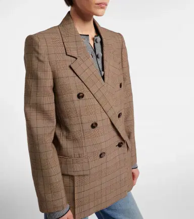 Chloé Chloé Checked wool blazer | Thumbnail 2