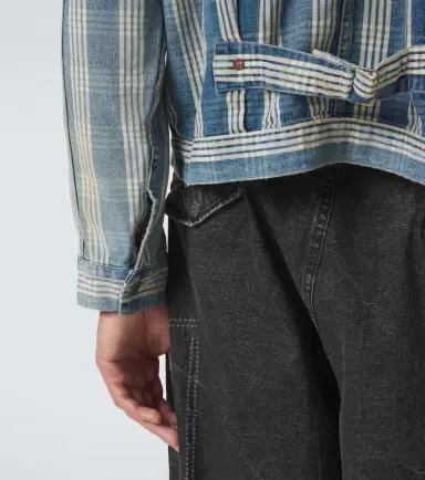 A.PRESSE A. Presse No.213 checked denim jacket | Thumbnail 6 A.PRESSE A. Presse No.213 checked denim jacket | Thumbnail 6