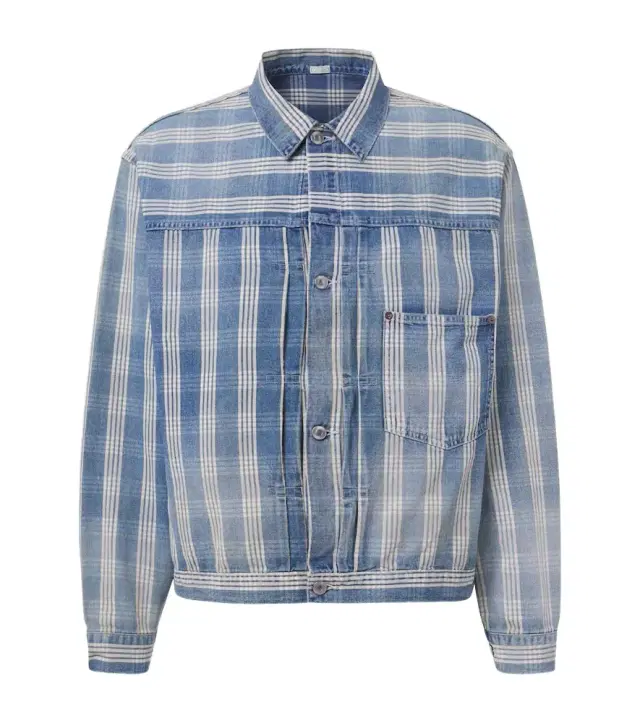 A.PRESSE A. Presse No.213 checked denim jacket