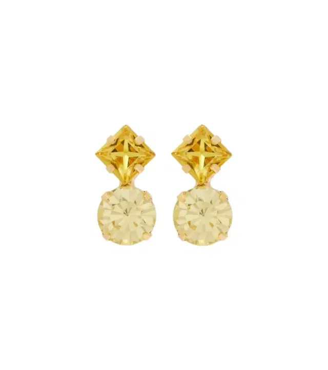 Jennifer Behr Gaven embellished gold-plated earrings