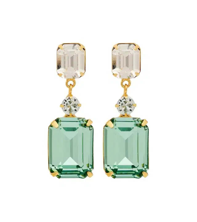 Jennifer Behr Justine gold-plated drop earrings