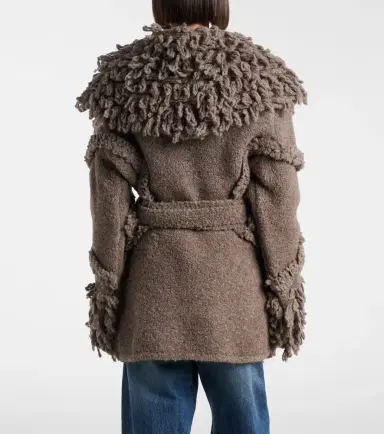 The Attico Fringed wool and cashmere-blend cardigan | Thumbnail 6 The Attico Fringed wool and cashmere-blend cardigan | Thumbnail 6