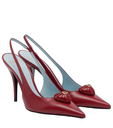 Valentino Garavani Caur Royal leather slingback pumps | Thumbnail 1
