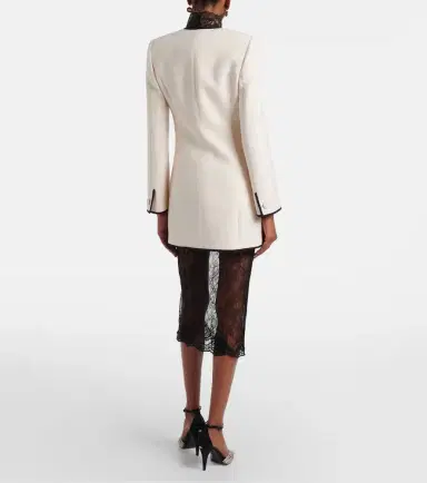 Valentino Floral sheer lace midi skirt | Thumbnail 4 Valentino Floral sheer lace midi skirt | Thumbnail 4