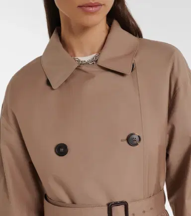 Max Mara Cotton-blend trench coat | Thumbnail 7