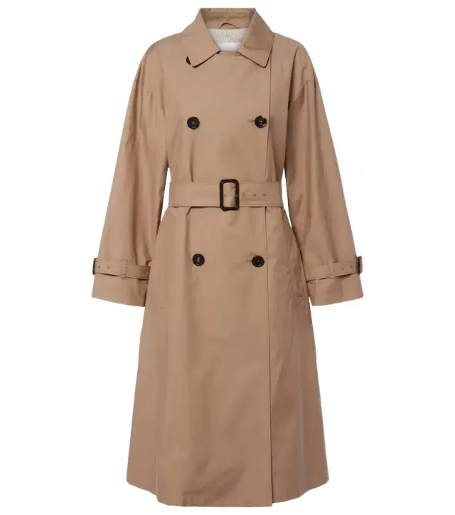 Cotton-blend trench coat