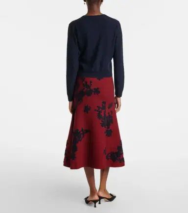 Erdem Jacquard midi skirt | Thumbnail 3