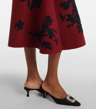 Erdem Jacquard midi skirt | Thumbnail 4