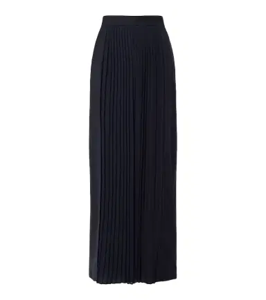Max Mara Pleated virgin wool wide-leg pants | Thumbnail 1