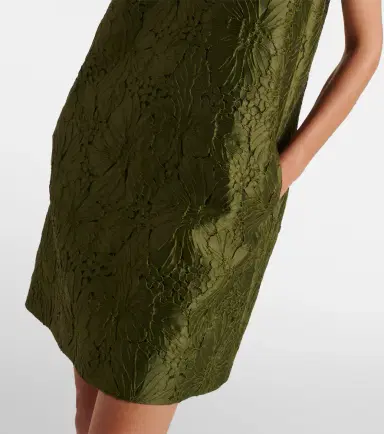 'S Max Mara Embellished floral jacquard minidress | Thumbnail 2