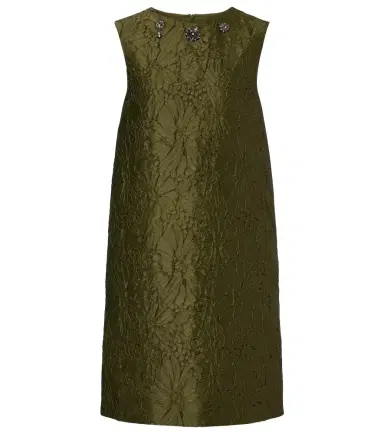 'S Max Mara Embellished floral jacquard minidress | Thumbnail 1