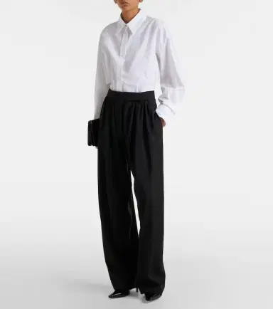 Sportmax Virgin wool pleated balloon pants | Thumbnail 5