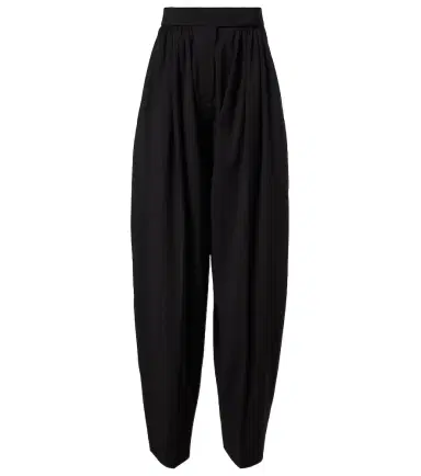 Sportmax Virgin wool pleated balloon pants | Thumbnail 1