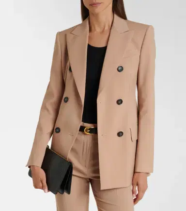 Sportmax Double-breasted virgin wool blazer | Thumbnail 2 Sportmax Double-breasted virgin wool blazer | Thumbnail 2