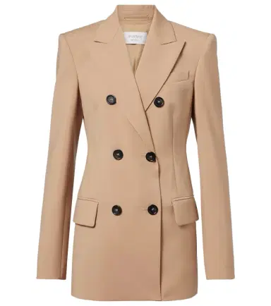 Sportmax Double-breasted virgin wool blazer | Thumbnail 1 Sportmax Double-breasted virgin wool blazer | Thumbnail 1