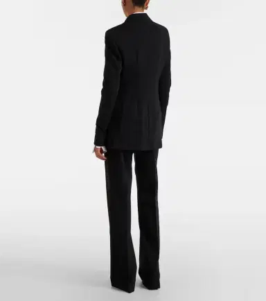 Sportmax Belted crêpe straight pants | Thumbnail 5 Sportmax Belted crêpe straight pants | Thumbnail 5