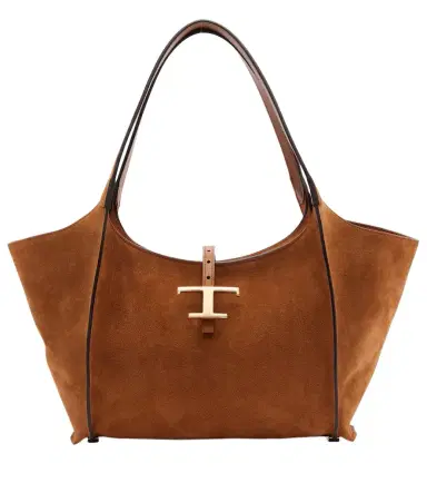 Tod's T Timeless Small suede tote bag | Thumbnail 1
