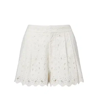 Frame Paisley Eyelet cotton shorts | Thumbnail 1 Frame Paisley Eyelet cotton shorts | Thumbnail 1
