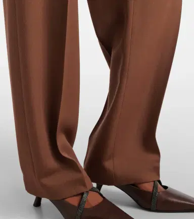 Brunello Cucinelli Wool-blend suit pants | Thumbnail 6 Brunello Cucinelli Wool-blend suit pants | Thumbnail 6