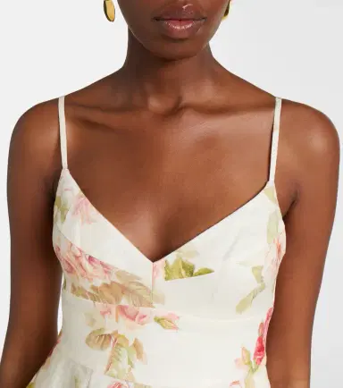 Zimmermann Lucky Picnic floral linen minidress | Thumbnail 3 Zimmermann Lucky Picnic floral linen minidress | Thumbnail 3