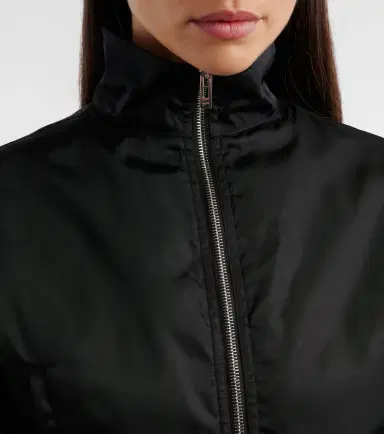 Alaïa Alaïa Belted cropped taffeta jacket | Thumbnail 2 Alaïa Alaïa Belted cropped taffeta jacket | Thumbnail 2