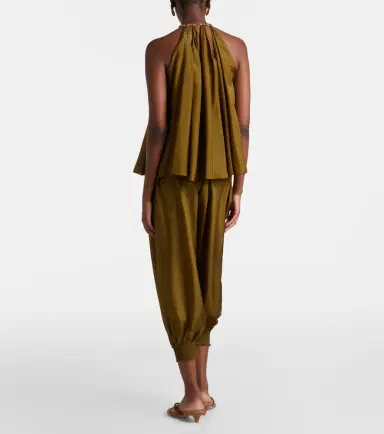 Zimmermann Mahon cropped silk balloon pants | Thumbnail 4