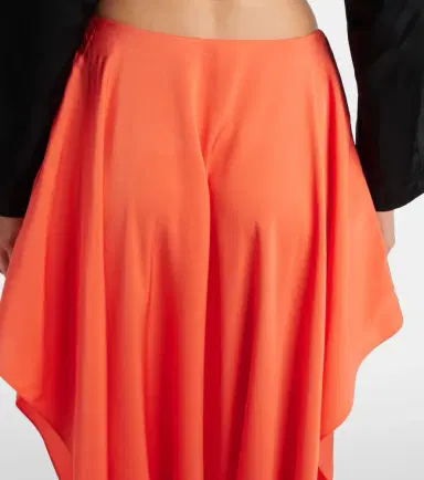 Alaïa Alaïa Peek asymmetric cady midi skirt | Thumbnail 5