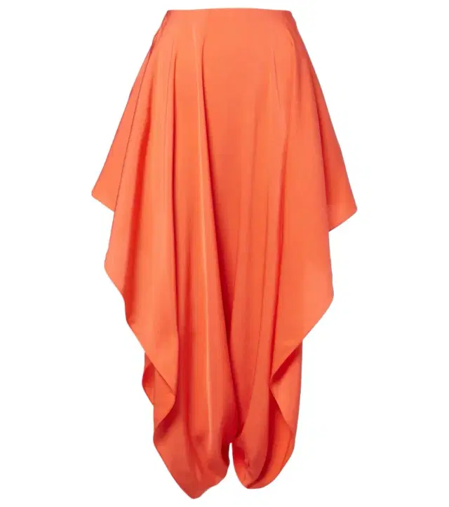 Alaia Alaïa Peek asymmetric cady midi skirt