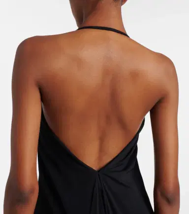 Alaïa Alaïa Draped jersey maxi dress | Thumbnail 2