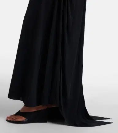 Alaïa Alaïa Draped jersey maxi dress | Thumbnail 5