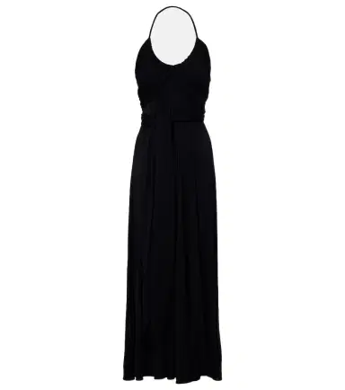 Alaïa Alaïa Draped jersey maxi dress | Thumbnail 1