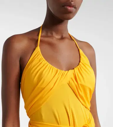 Alaïa Alaïa Draped halterneck jersey maxi dress | Thumbnail 2
