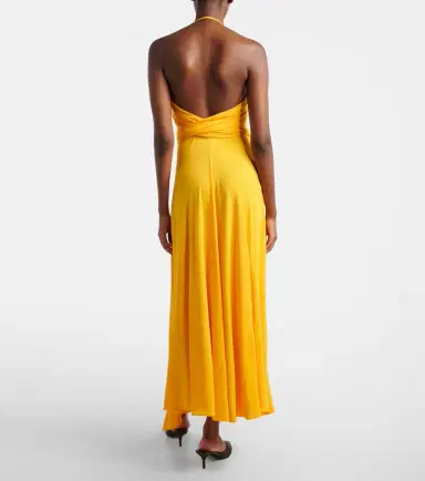 Alaïa Alaïa Draped halterneck jersey maxi dress | Thumbnail 3