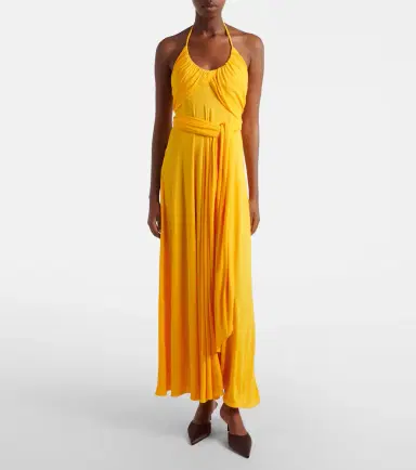 Alaïa Alaïa Draped halterneck jersey maxi dress | Thumbnail 5