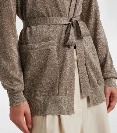Missoni Knitted lamé wrap cardigan | Thumbnail 3