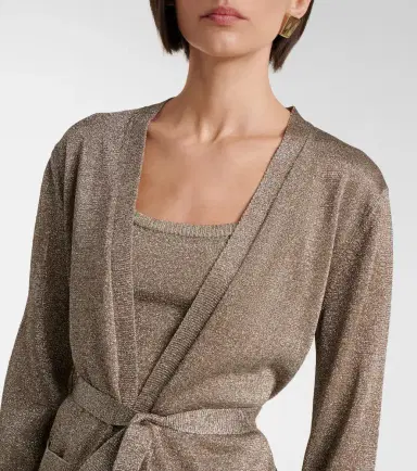 Missoni Knitted lamé wrap cardigan | Thumbnail 4
