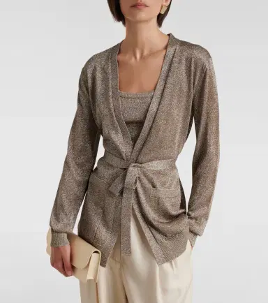 Missoni Knitted lamé wrap cardigan | Thumbnail 6