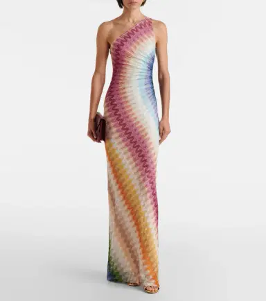 Missoni Gathered one-shoulder maxi dress | Thumbnail 2