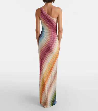 Missoni Gathered one-shoulder maxi dress | Thumbnail 5