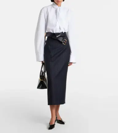 Givenchy Tie-neck cotton shirt | Thumbnail 3 Givenchy Tie-neck cotton shirt | Thumbnail 3